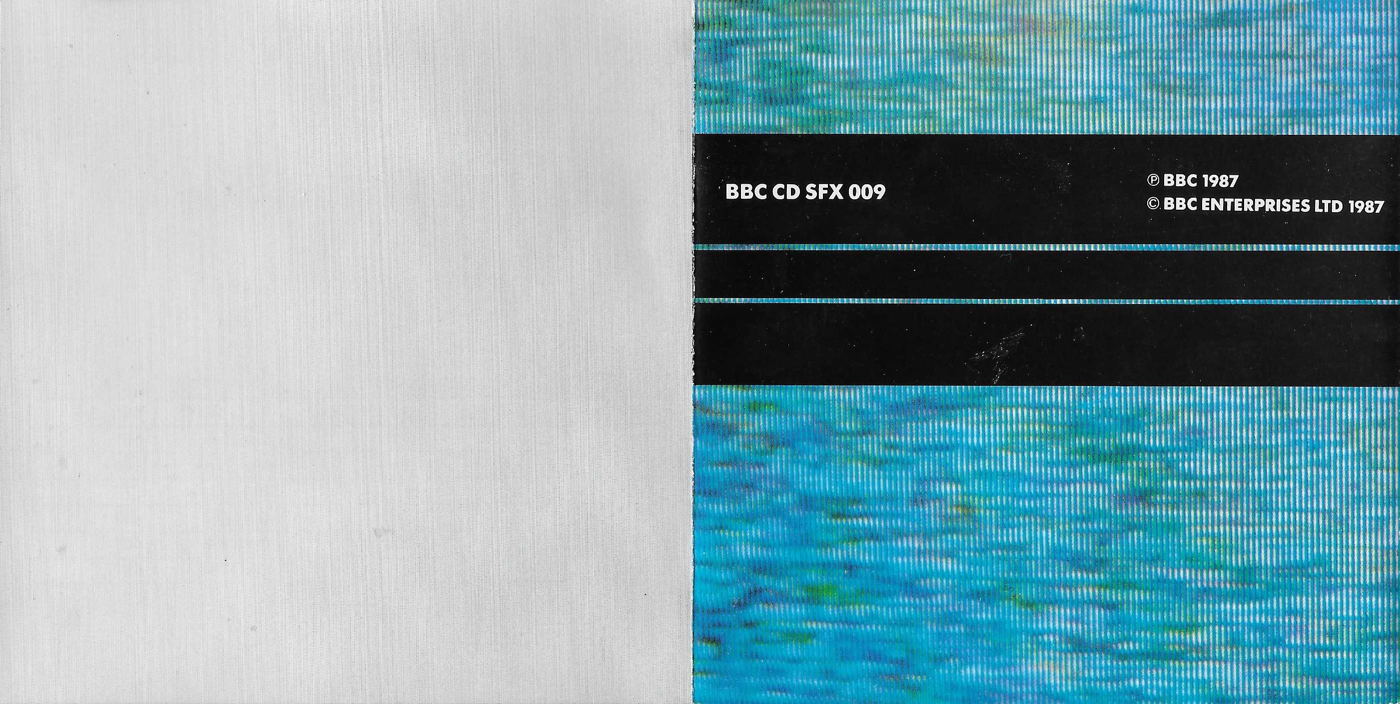 Middle of cover of BBCCD SFX009